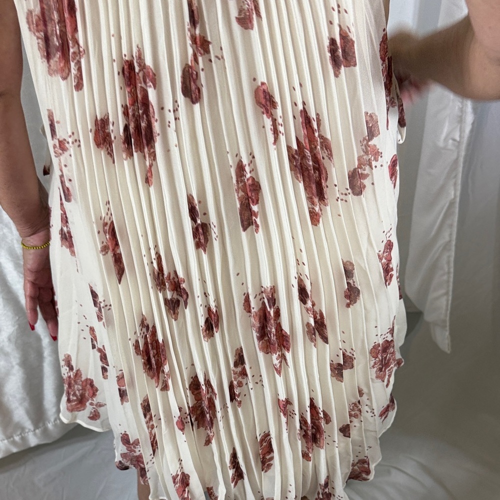 Free People Cream and Pink Floral Mini Dress - Picture 9 of 9